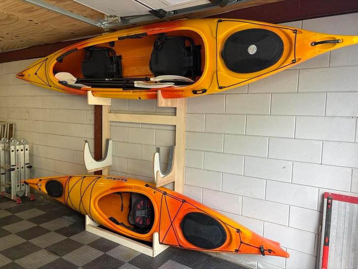 Kajakken te koop, ook als set, Watersport en Boten, Kajaks, Zo goed als nieuw, 1-persoons, Ophalen