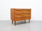 Deense ladekast  | Vintage | 3 lades | Teak, Ophalen, Gebruikt, ., Teakhout