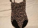 Leuk badpak mt 36 B tijgerprint, Kleding | Dames, Ophalen of Verzenden, Zo goed als nieuw, Wit, Badpak