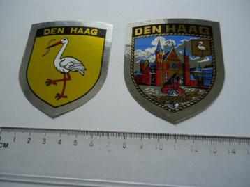 sticker oud DEN HAAG glansschild glans schild gravenhage 2x beschikbaar voor biedingen