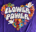 Korte mouw t-shirt paars Flower Power maat XS, Nieuw, Maat 34 (XS) of kleiner, Ophalen of Verzenden, Korte mouw