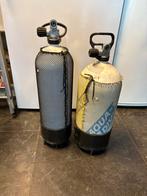 2 duikflessen 10&12 liter, Ophalen, Gebruikt, Duikfles