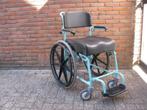 Meyra rolstoel 45cm massieve banden en dik zacht zitkussen, Diversen, Rolstoelen, Ophalen, Zo goed als nieuw, Duwrolstoel