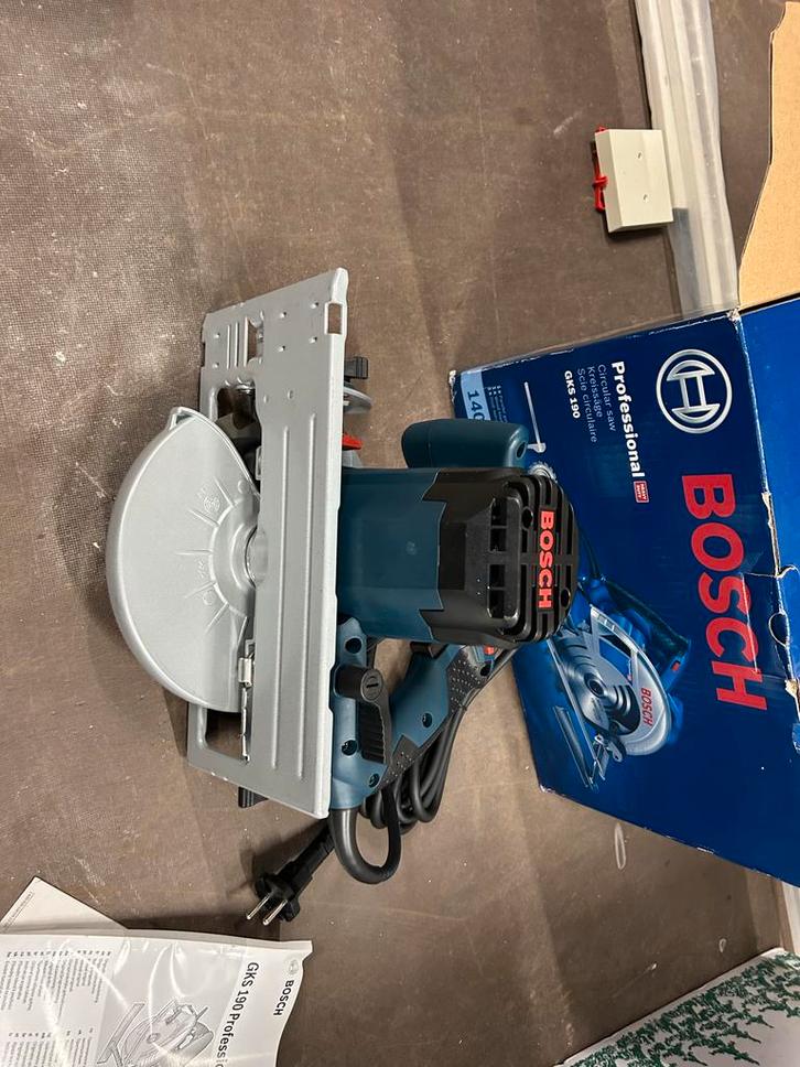 Bosch Professional GKS 190 - Nieuw!, Doe-het-zelf en Verbouw, Gereedschap | Zaagmachines, Nieuw, Cirkelzaag, 1200 watt of meer