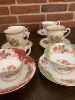 Vintage theekop met schotel zes stuks, Antiek en Kunst, Ophalen