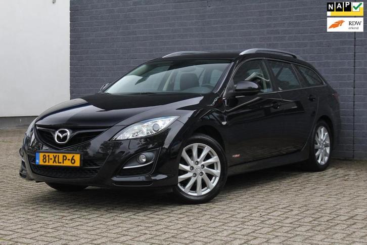 Mazda 6 Sportbreak 2.0 GT-M Line Dealer onderhouden, NAP, Auto's, Mazda, Bedrijf, Te koop, 6 sportbreak, ABS, Airbags, Airconditioning