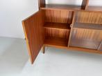 Vintage wandmeubel / roomdivider., Teakhout, Ophalen of Verzenden, Zo goed als nieuw, Minder dan 100 cm