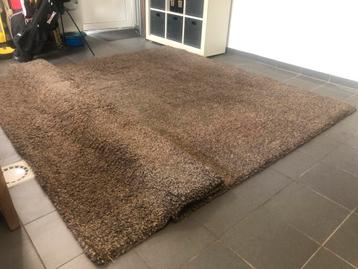 Bruin wollen tapijt 300x250cm beschikbaar voor biedingen