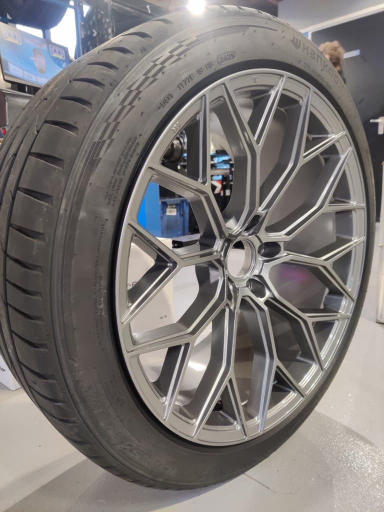 Vw transporter breedset 20inch 5x120 veemann T5 T6, Auto-onderdelen, Banden en Velgen, Banden en Velgen, Zomerbanden, 20 inch