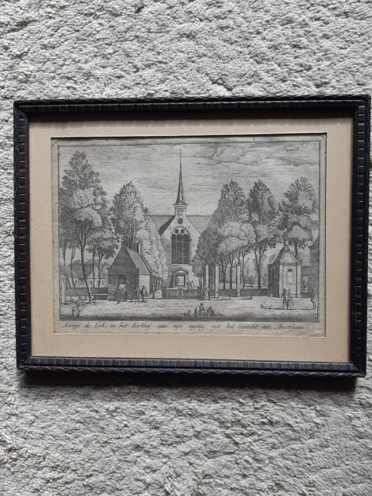 etsje van Amstelveen, Antiek en Kunst, Kunst | Etsen en Gravures, Ophalen of Verzenden