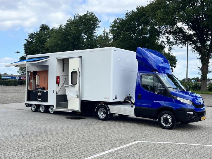 Iveco Daily 40C17 3.0 9300kg BTW VRIJ! Himatic BE-Trekker me, Auto's, Bestelauto's, Bedrijf, Te koop, ABS, Achteruitrijcamera