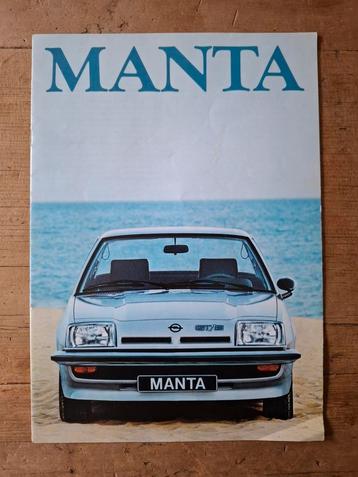Opel Manta brochure - 1979 beschikbaar voor biedingen