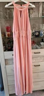 Lange roze jurk, maat L met voering, Kleding | Dames, Gelegenheidskleding, Ophalen of Verzenden, Zo goed als nieuw, Roze, Galajurk