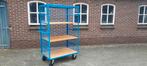 Etagewagen met draadgaaswanden/gaaswagen/magazijnkar/kar, Ophalen, Gebruikt, Transportkar