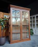 Prachtige eikenhouten vitrinekasten | Servieskast  #2581, Niet ingevuld, 200 cm of meer, 150 tot 200 cm, Niet ingevuld