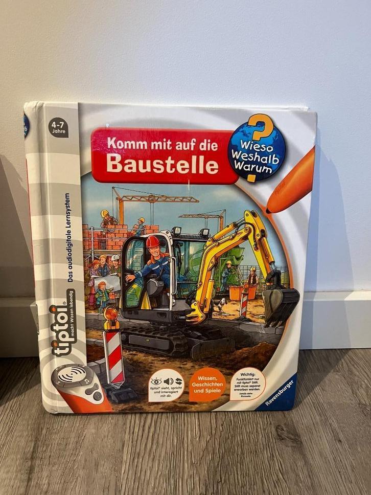 tiptoi boek op de bouwplaats, Kinderen en Baby's, Speelgoed | Educatief en Creatief, Zo goed als nieuw, Taal en Lezen, Ontdekken