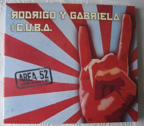 DVD + CD Rodrigo Y Gabriela and C.U.B.A Area 52 (2012), Cd's en Dvd's, Dvd's | Muziek en Concerten, Zo goed als nieuw, Muziek en Concerten