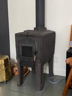Weltevree Tile stove, Klein Zwart Design, Ophalen, Gebruikt, Houtkachel, Vrijstaand
