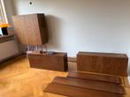 Banz bord zwevend wandsysteem jaren ‘70, Huis en Inrichting, Kasten | Wandmeubels, Ophalen, Met deur(en), Gebruikt, 200 cm of meer