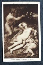 Antiope, minnares van Zeus, ligt naakt naast de engel, Verzenden, Voor 1920, Ongelopen, Cultuur en Media