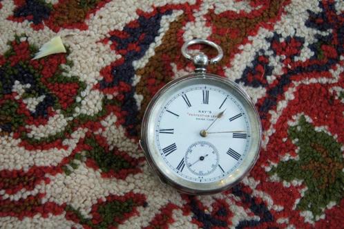 Savonet zilveren zakhorloge, Antiek en Kunst, Antiek | Klokken, Verzenden