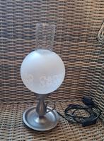 Tafellamp antieke stijl, Huis en Inrichting, Lampen | Tafellampen, Ophalen, Gebruikt, Glas, Minder dan 50 cm