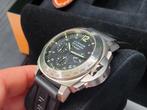 Panerai Luminor Daylight (chrono), Fullset + garantie, Overige merken, Staal, Polshorloge, Kunststof