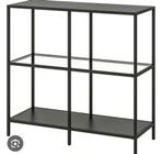 Stijlvolle kast met glazen plank, Huis en Inrichting, Kasten | Vitrinekasten, Ophalen, Met plank(en), 100 tot 150 cm, 50 tot 100 cm