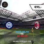 Tickets Inter Milan - AC Milan (Derby della Madonina), Losse kaart, Drie personen of meer, April, Buitenland