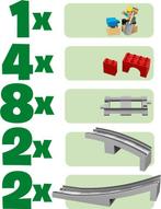 Duplo brug 10872 set - incl. uitbreiding rode boogbrug 3774, Kinderen en Baby's, Speelgoed | Duplo en Lego, Ophalen, Zo goed als nieuw