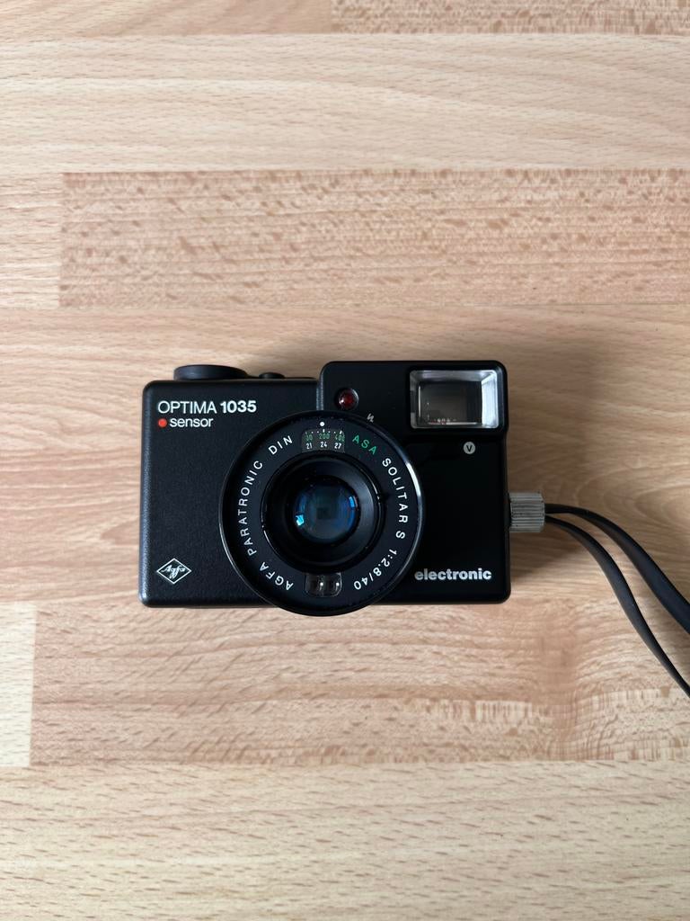 AGFA Optima 1035 Vintage Analoog Camera MINT compact Point, Audio, Tv en Foto, Fotocamera's Analoog, Ophalen of Verzenden, Zo goed als nieuw