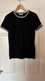 Pieces zwart glitter shirt maat xs, Kleding | Dames, Tops, Zwart, Ophalen of Verzenden, Zo goed als nieuw, Korte mouw