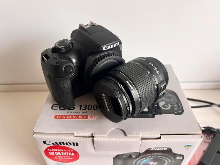 Canon EOS 1300D, Audio, Tv en Foto, Fotocamera's Digitaal, Zo goed als nieuw, Spiegelreflex, Canon, Minder dan 4 keer, Ophalen of Verzenden