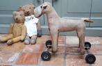 Engels hondje ( terriër) op wielen, Antiek en Kunst, Ophalen of Verzenden