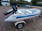 Grand rib S300 met 4 pk Mercury, Watersport en Boten, Rubberboten, Gebruikt, Benzine, Minder dan 70 pk, Overige materialen