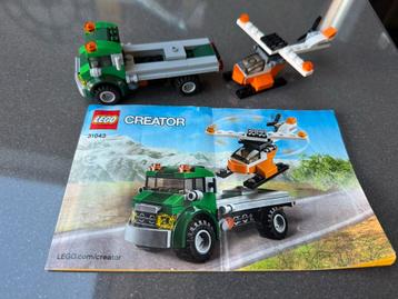 Lego creator 31043 wagen met helikopter  beschikbaar voor biedingen