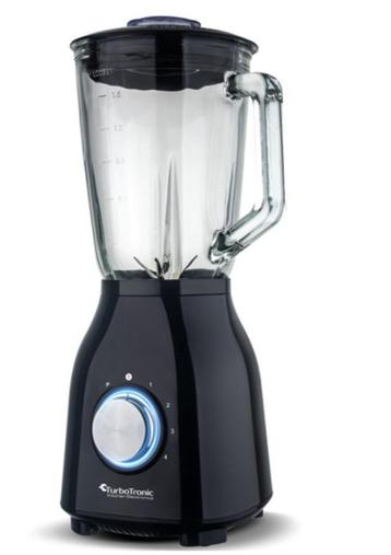 TurboTronic BG6 Blender - Krachtige glazen kan - RVS Zwart beschikbaar voor biedingen