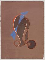 C Domela Nieuwenhuis(1900)Zeefdruk "Abstracte Comp" Ges Gen, Antiek en Kunst, Ophalen of Verzenden