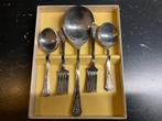 Vintage verzilverd dessert/fruit bestek, Ophalen of Verzenden, Zo goed als nieuw, Zilver