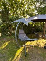 Schommel tuinstoel grijs, Tuin en Terras, Ligbedden, Ophalen, Gebruikt