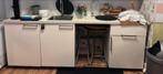 Witte Keuken met Spoelbak, Huis en Inrichting, Keuken | Keukenelementen, Ophalen of Verzenden, Gebruikt, Wit