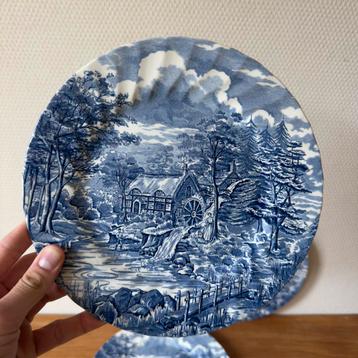 The Mill Alfred Meakin Staffordshire England 3x Dinerborden beschikbaar voor biedingen