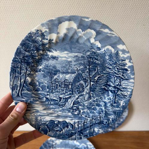The Mill Alfred Meakin Staffordshire England 3x Dinerborden, Huis en Inrichting, Keuken | Servies, Zo goed als nieuw, Bord(en)