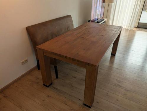 Nette eetkamer tafel met bank (en optioneel 3 stoelen), Huis en Inrichting, Complete eetkamers, Zo goed als nieuw, Ophalen