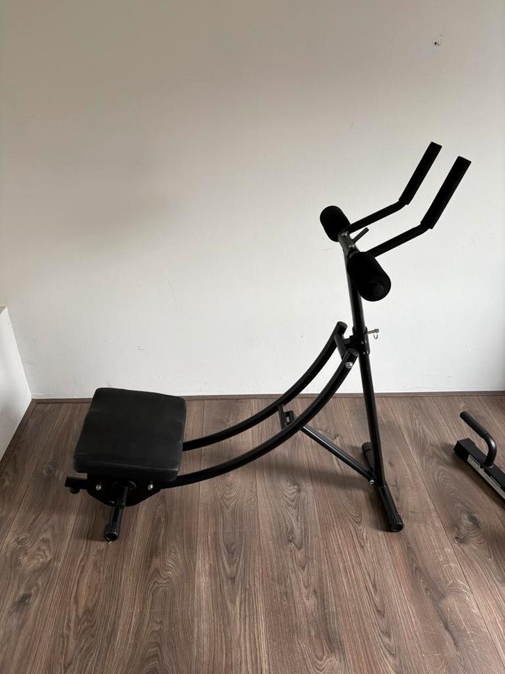 Luxari buikspiertrainer Pro, Sport en Fitness, Fitnessmaterialen, Zo goed als nieuw, Buikspierwiel, Armen, Buik, Rug, Ophalen