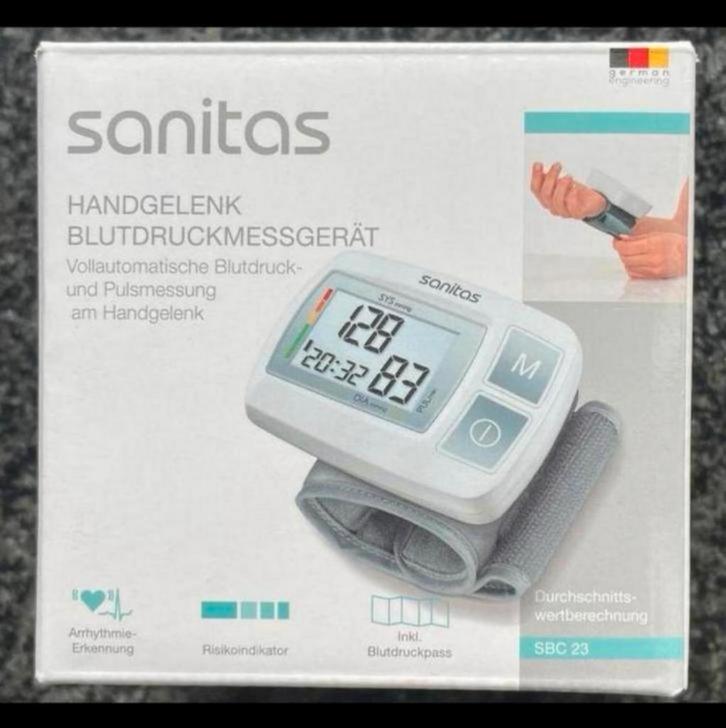 Sanitas Bloeddrukmeter - Handig en Betrouwbaar!, Sport en Fitness, Gezondheidsproducten en Wellness, Zo goed als nieuw, Overige typen