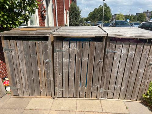 Kliko ombouw 3 stuks, voor de handige klusser, Tuin en Terras, Bergingen en Tuinkasten, Gebruikt, Containerberging, Hout, Ophalen