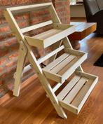 Houten display / etagere / plantenrek . Opklapbaar., Tuin en Terras, Ophalen, Zo goed als nieuw