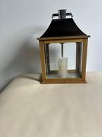 lantaarn windlicht, Ophalen, Zo goed als nieuw, Hout, Bruin