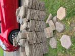 6hoekige tuintegels (type honingraat), Tuin en Terras, Ophalen, Gebruikt, 10 m² of meer, Beton